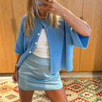 Women's Long Sleeve Crewneck Cardigan | Perfect for Fall
