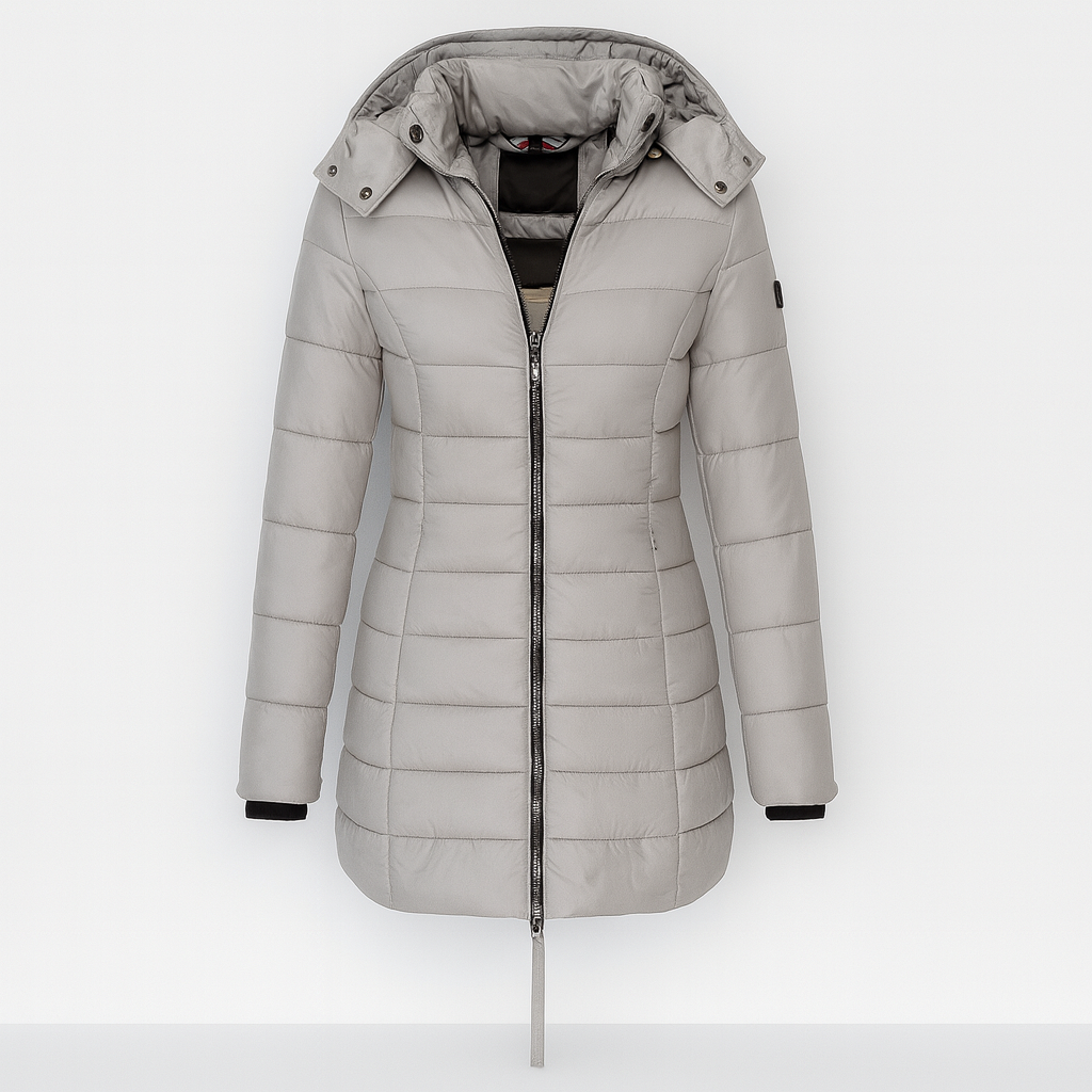 Eva Long Quilted Jacket - Chaude, légère, déperlante et idéale pour l'hiver