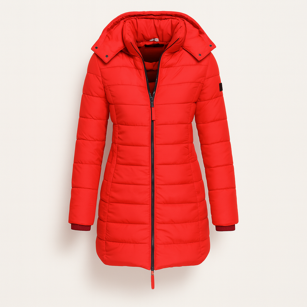 Eva Long Quilted Jacket - Chaude, légère, déperlante et idéale pour l'hiver