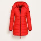 Eva Long Quilted Jacket - Chaude, légère, déperlante et idéale pour l'hiver