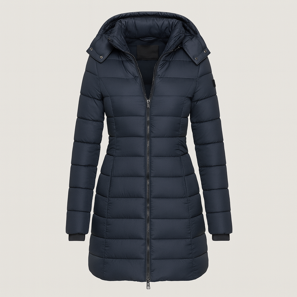 Eva Long Quilted Jacket - Chaude, légère, déperlante et idéale pour l'hiver
