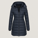 Eva Long Quilted Jacket - Chaude, légère, déperlante et idéale pour l'hiver