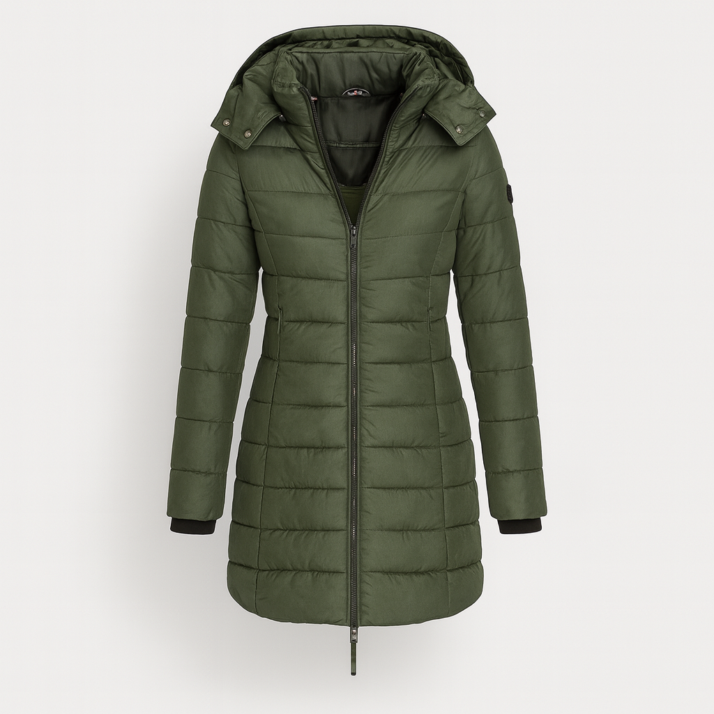 Eva Long Quilted Jacket - Chaude, légère, déperlante et idéale pour l'hiver