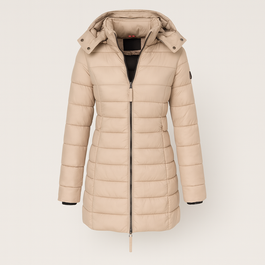 Eva Long Quilted Jacket - Chaude, légère, déperlante et idéale pour l'hiver