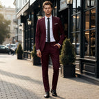 Costume élégant pour homme avec coupe confortable adapté aux occasions formelles
