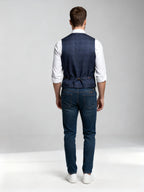 Gilet de costume homme élégant coupe classique pour tenue formelle et bureau