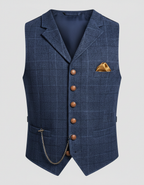 Gilet de costume homme élégant coupe classique pour tenue formelle et bureau