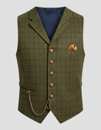 Gilet de costume homme élégant coupe classique pour tenue formelle et bureau