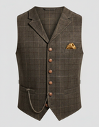Gilet de costume homme élégant coupe classique pour tenue formelle et bureau