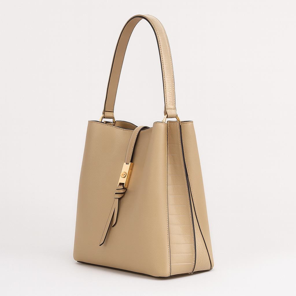 Women's - Hobo Bag - Crocodile Embossed - Chic Style