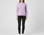 Pull femme en cachemire doux à col rond