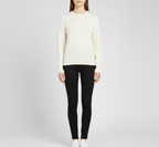 Pull femme en cachemire doux à col rond