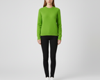Pull femme en cachemire doux à col rond