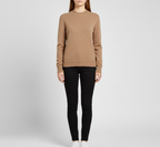 Pull femme en cachemire doux à col rond