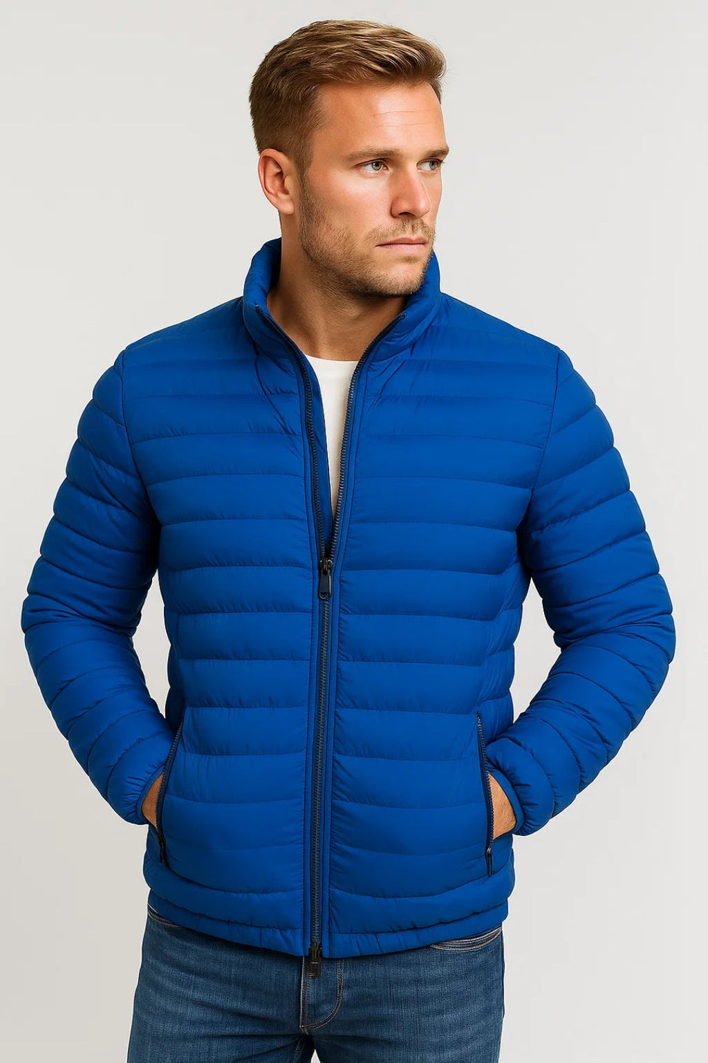Men's jacket | Quilted | Lightweight | Autumn | Comfortable fit