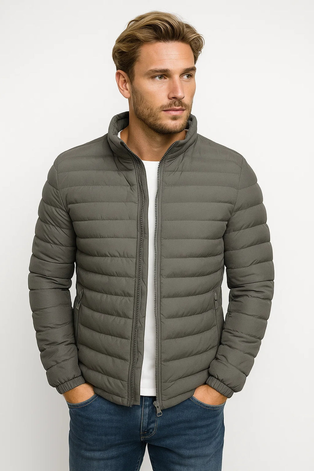 Men's jacket | Quilted | Lightweight | Autumn | Comfortable fit