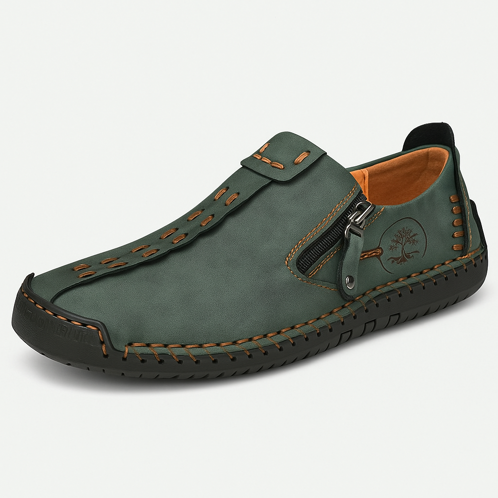 Gianny - Mocassins orthopédiques en cuir faits à la main