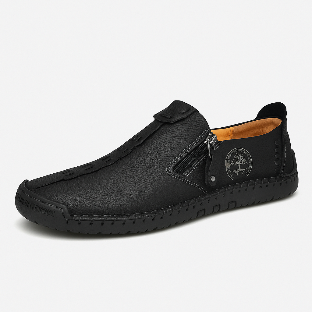 Gianny - Mocassins orthopédiques en cuir faits à la main