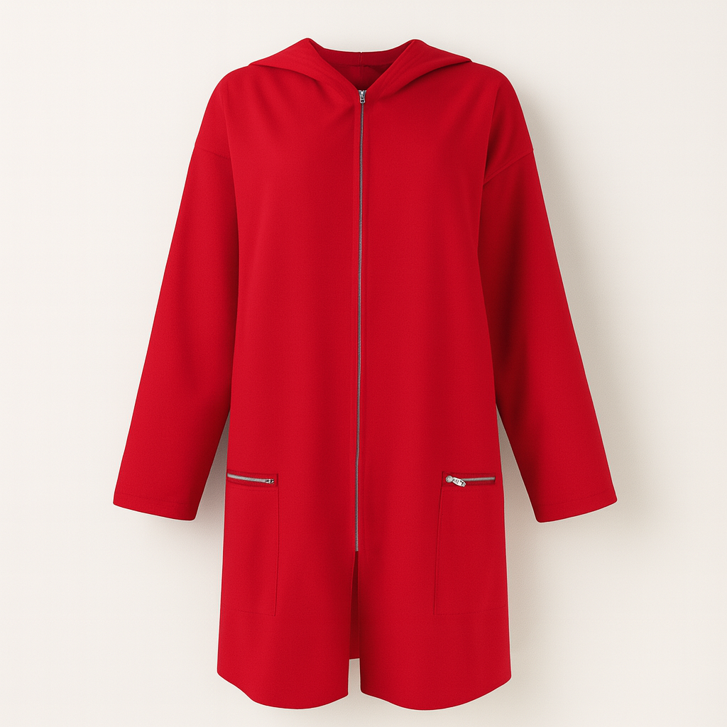 Women's Long Plain Cardigan - Autumn Angelique