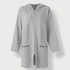 Women's Long Plain Cardigan - Autumn Angelique