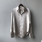 Luxurious Silk Blouse for Women – Elegant Vintage-Inspired Silk Top