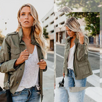 Minna - Mid-length jacket with pockets
