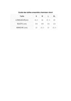 Ensemble chemisier manche court et short imprimé