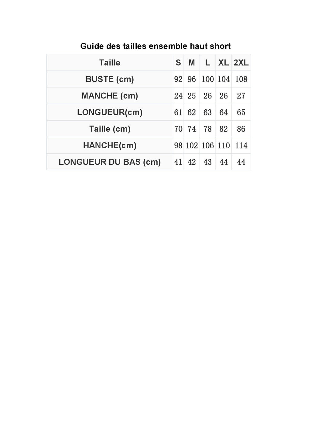 Ensemble haut manches bouffantes et short à lacets