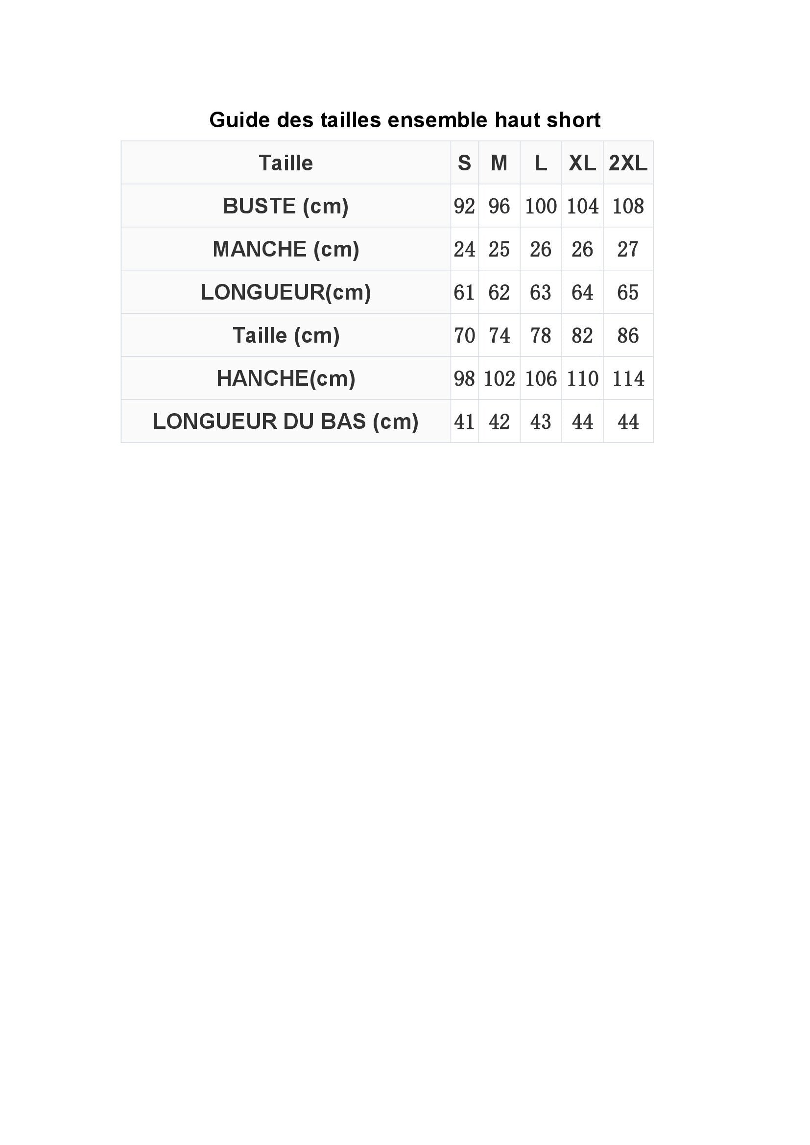 Ensemble haut manches bouffantes et short à lacets