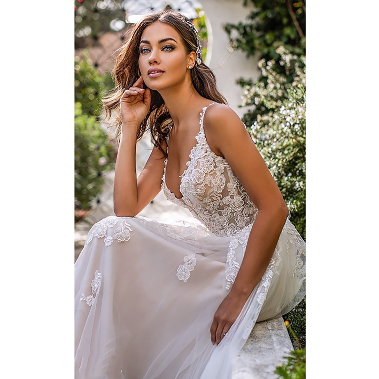 Princess White Wedding Dress