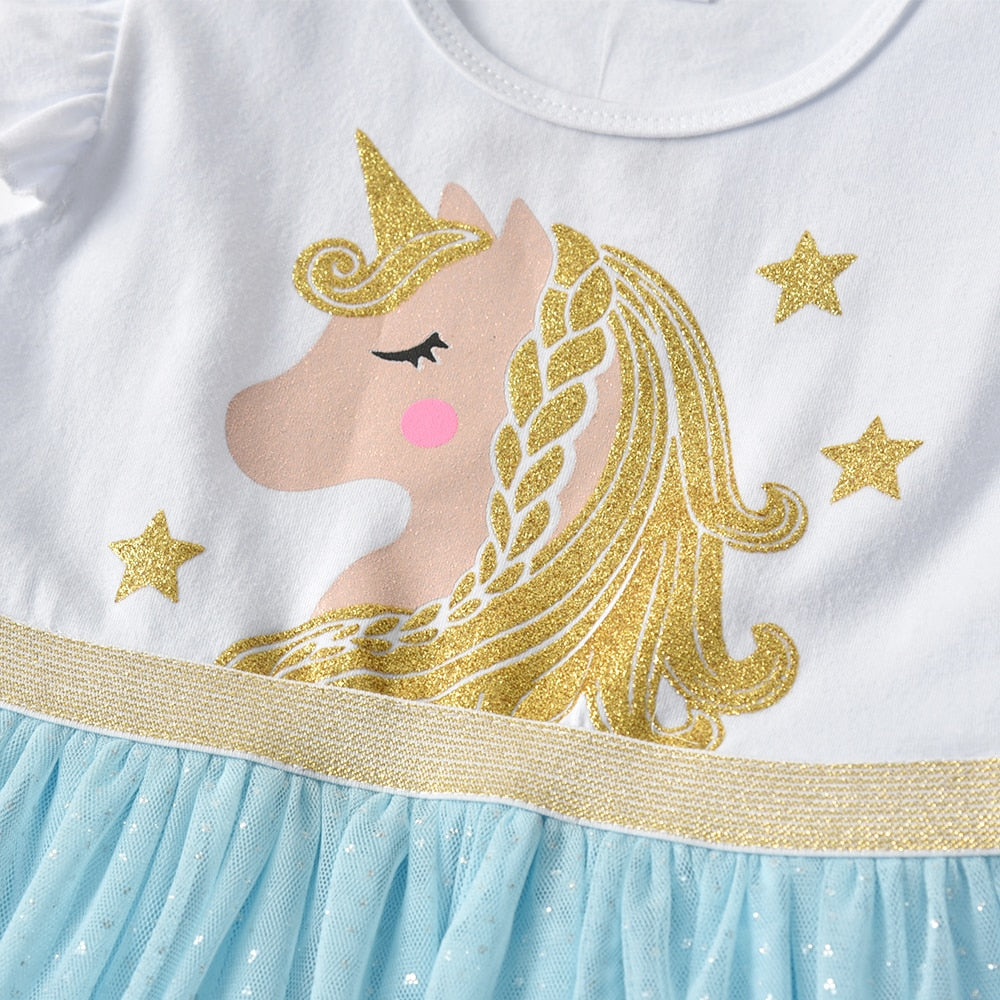 Robe Princesse Fille Licorne