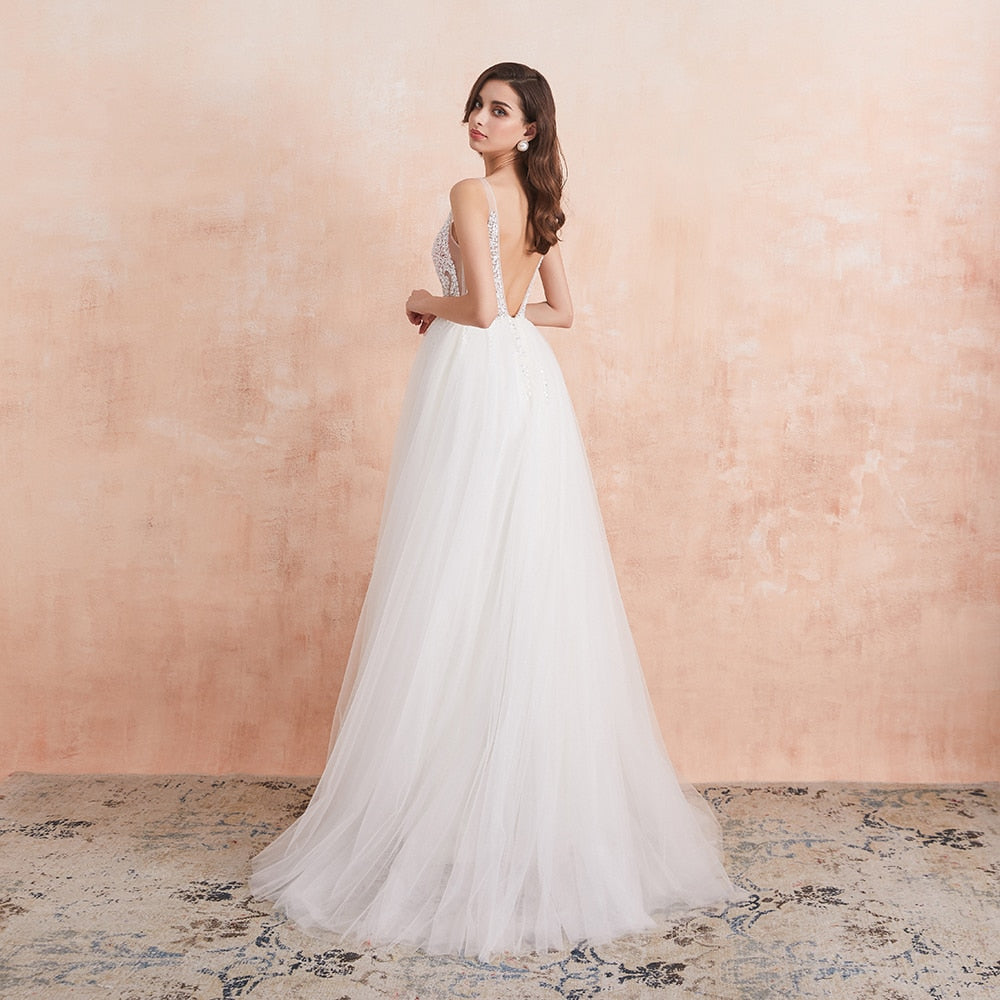 Robe de Mariée Blanc