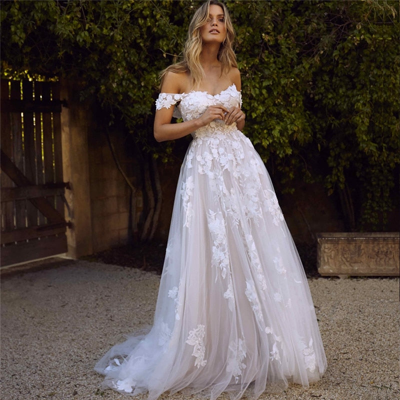 Robe Princesse Mariage Dentelle