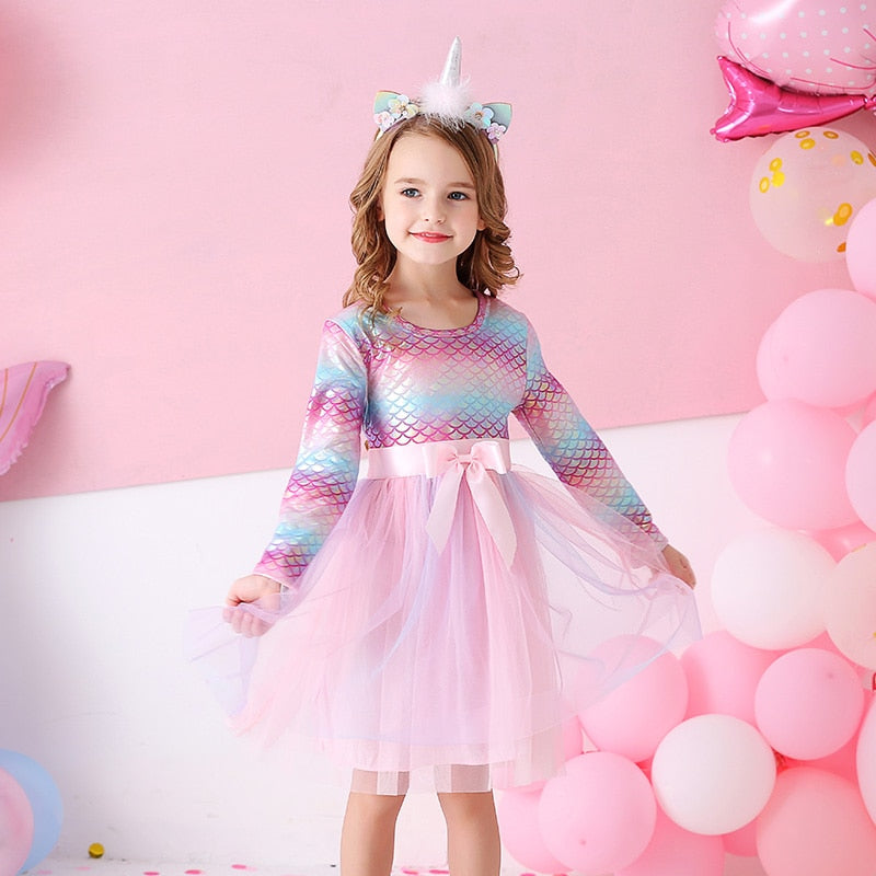 Robe Princesse Fillette Rose