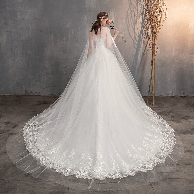 Robe Princesse Mariage Longue Traine