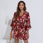 Robe Princesse Bohème Rouge