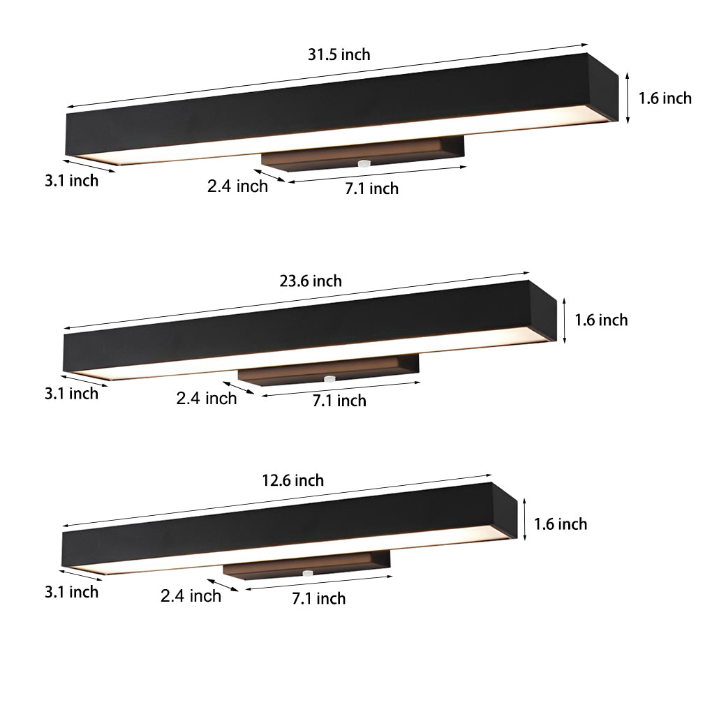 Black stainless steel outdoor light fixture