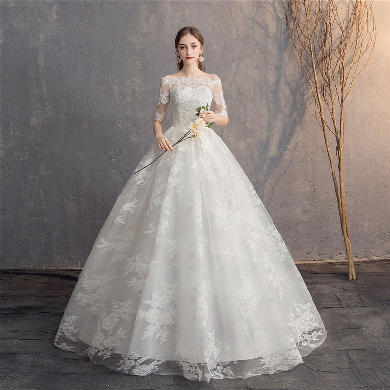 Simple Princess Wedding Dress