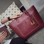Women's leather shoulder bag