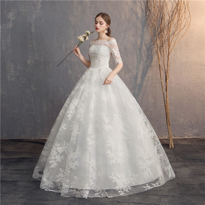 Simple Princess Wedding Dress