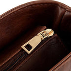 Women's leather shoulder bag