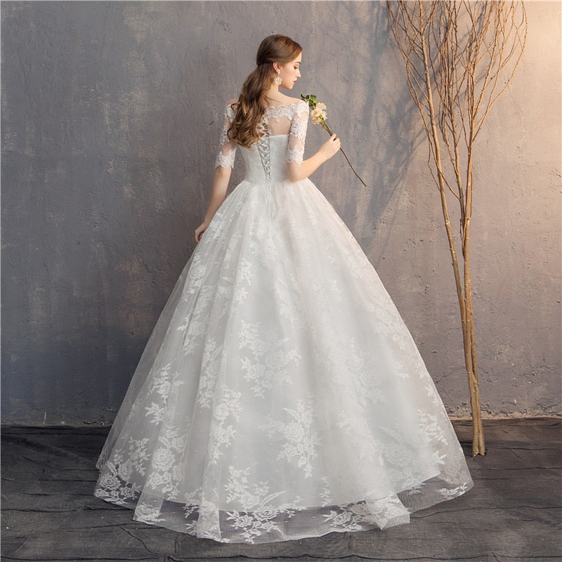 Simple Princess Wedding Dress