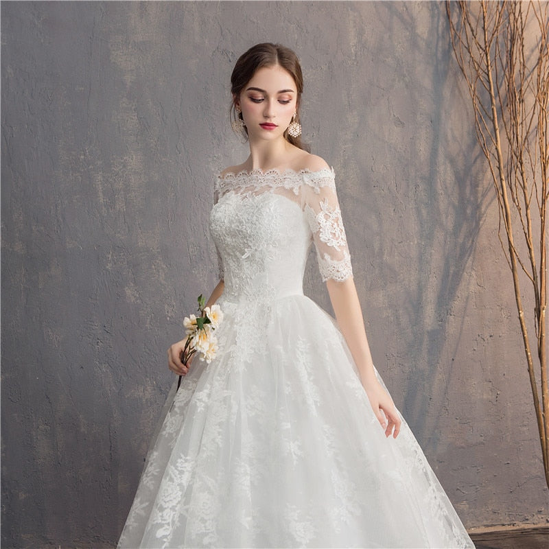 Simple Princess Wedding Dress
