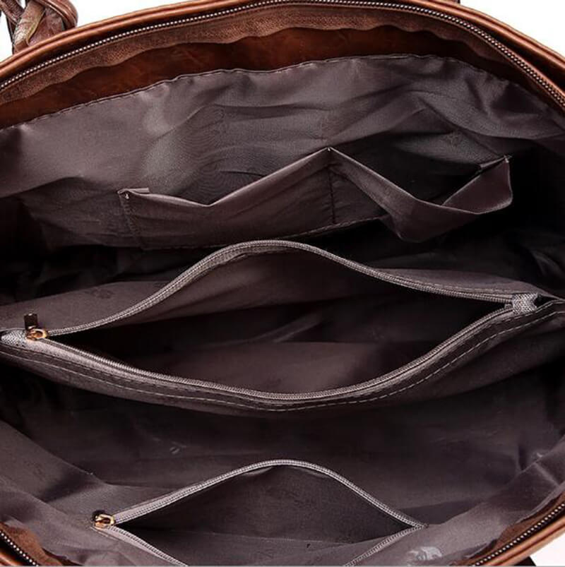 Women's leather shoulder bag