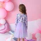 Girls' Purple Princess Dress