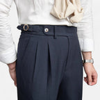 Pantalons taille haute pour hommes