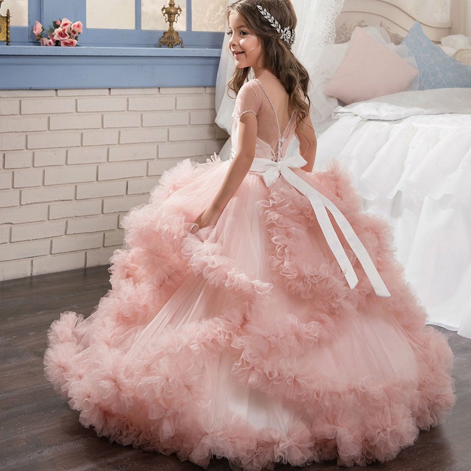 Robe de Demoiselle d'Honneur Fille
