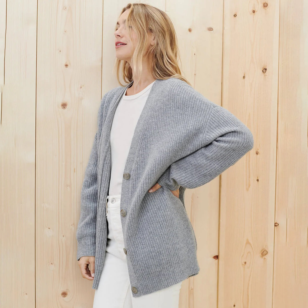 Cardigan surdimensionné automnal