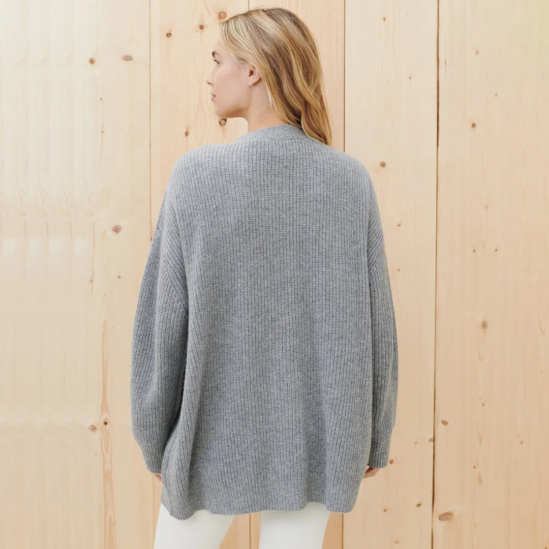 Cardigan surdimensionné automnal
