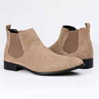 Bottes Chelsea pour hommes | Faux daim, design intemporel